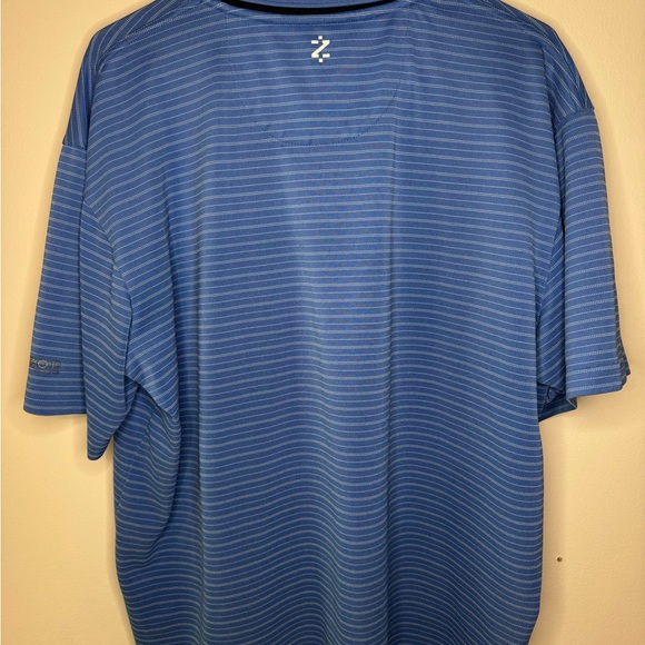 Blue Striped Polo Shirt - Picture 2 of 6